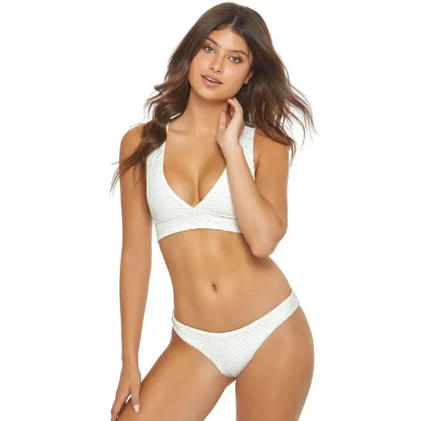 New. Pilyq white bikini set. S-bottom/D-cup top. Retails $149 - Image 5