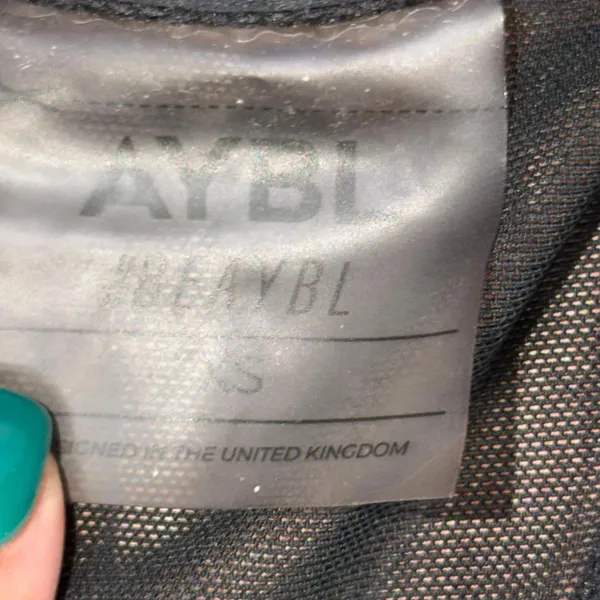 AYBL Black XS Sports Bra - Image 2
