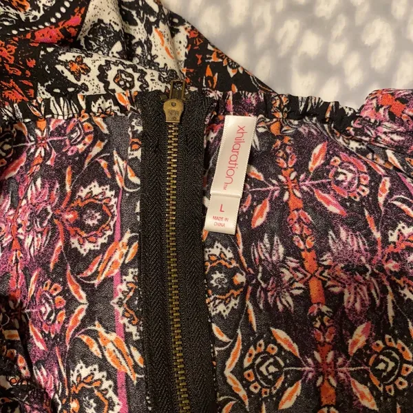 Xhilaration sleeveless kaleidoscope print romper - Image 8