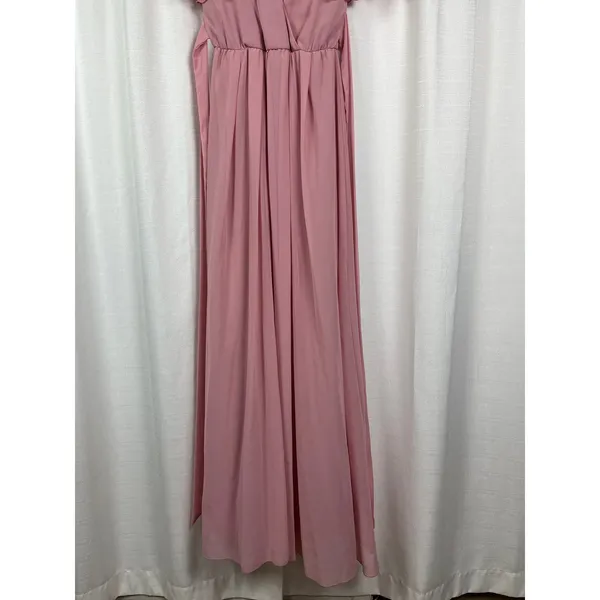 Jessakae Dusty Pink Eloise Chiffon Maxi Dress Sz.S - Image 5