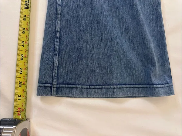 HeartSoul Wide-Leg Flare Jeans in Medium Blue - Image 4