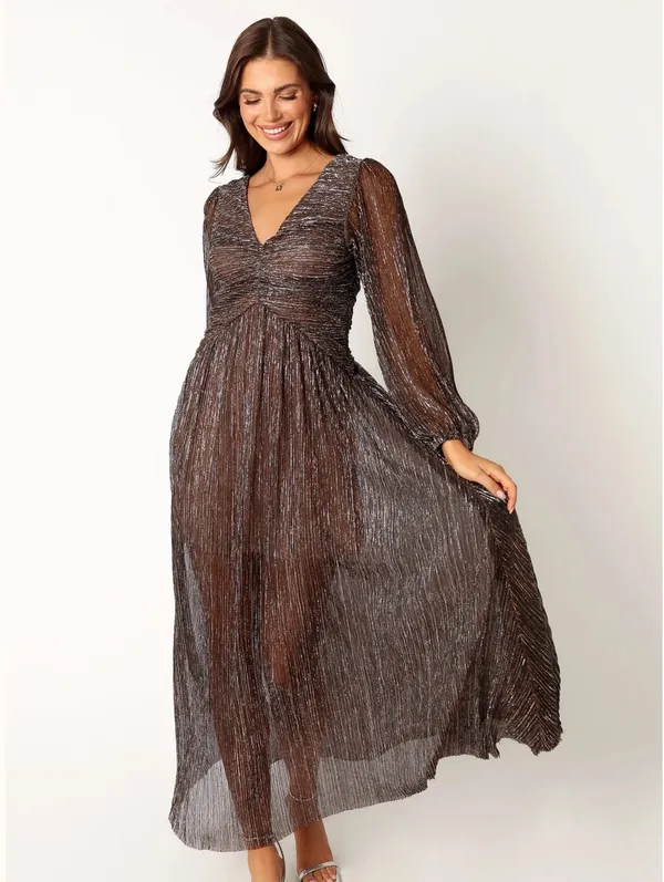 Petal and Pup Long Sleeve Midi Dress - Image 2