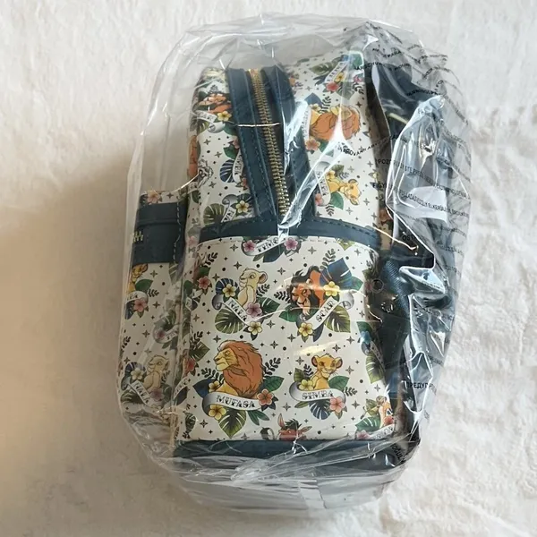 NWT RARE Disney Loungefly The Lion King Tattoo Mini Bag Backpack - Image 3