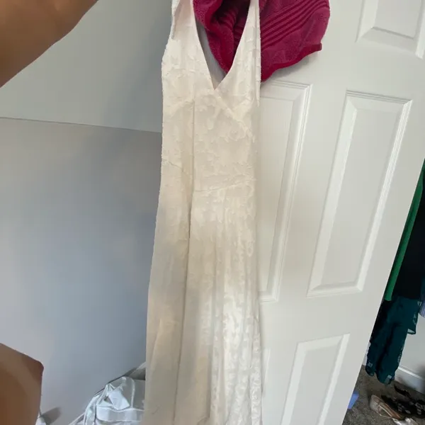 Lulus white halter neck dress - Image 2