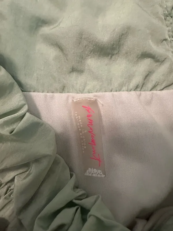Free people movement green shorts - Image 2