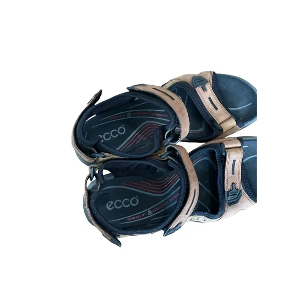 ECCO Yucatan Women’s 39 Brown Nubuck Leather Hiking Sport Sandals Receptor - Image 5