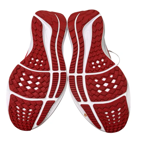 Nike Air Zoom Pegasus 39 Womens Running Shoes White Bright Red DH4072-103 Size 8 - Image 4