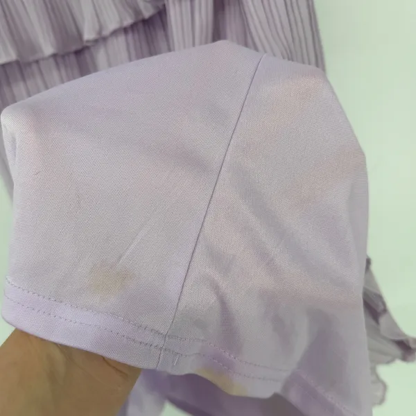 Lulus Gala Ready Lavender Off-the-Shoulder‎ Ruffle Midi Dress Size M - Image 4