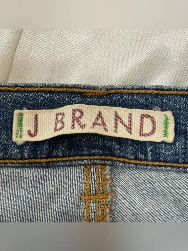 Vintage J Brand Low Rise Flare Jeans 24 Icicle Blue Y2K Minimal Retro 2000s - Image 8