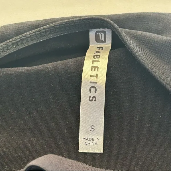 Fabletics Tropez Athletic Black Racerback Dress Build in Bra Size Small - Image 5