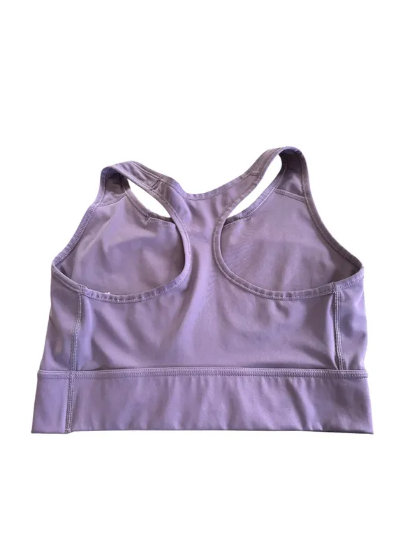 Nike Purple Dri Fit Pull Over Racerback Sports Bra Sz XL No Pads - Image 3