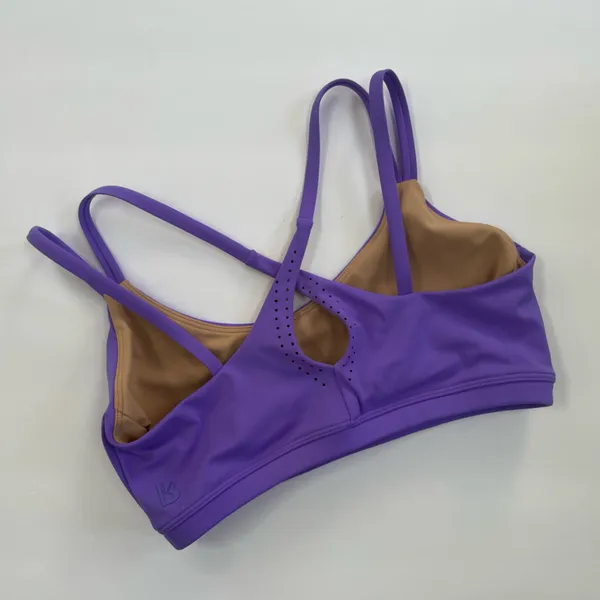 BUFF BUNNY Airbrush Laser Sports Bra in Party Purple Size S Buffbunny Collection - Image 9
