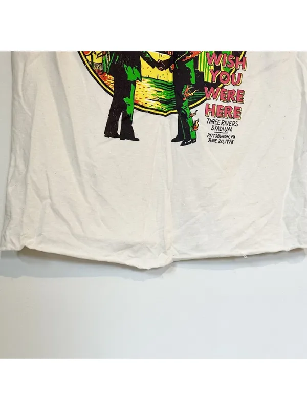 NEW Pink Floyd UFO Raw Hem Short Sleeve T-Shirt - Size: Small - Image 5