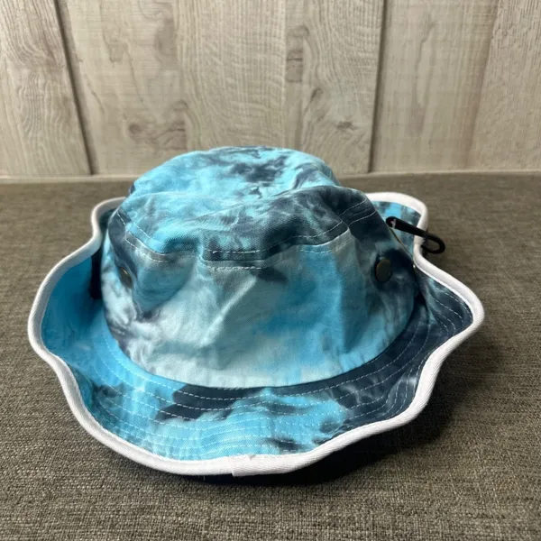 Lucky 7 Tennessee Great Smoky Mountains Tie Dye Bucket Hat sz S/M Adj Chin Strap - Image 4