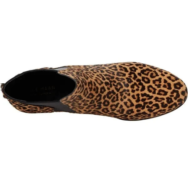 Cole Haan‎ Gia Leopard print calf hair Bootie size 7 1/2B A1 - Image 2