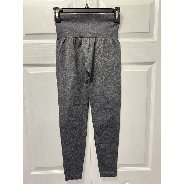 NVGTN Contour Seamless Leggings Heather Gray Size‎ Medium Pants Full Length - Image 6