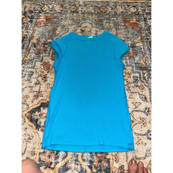 We the free aqua blue shirt - Image 4