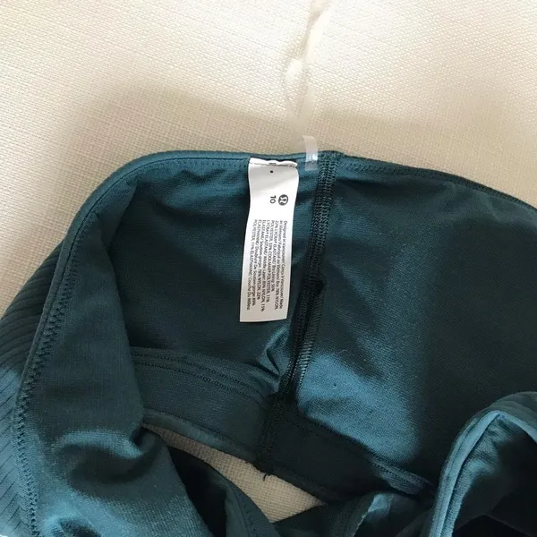 Lululemon Ribbed Nulu Asymmetrical Yoga Bra Light Support - Image 9