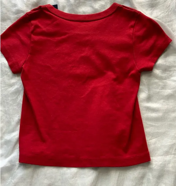 Red Baby Tee Brandy Melville - Image 2