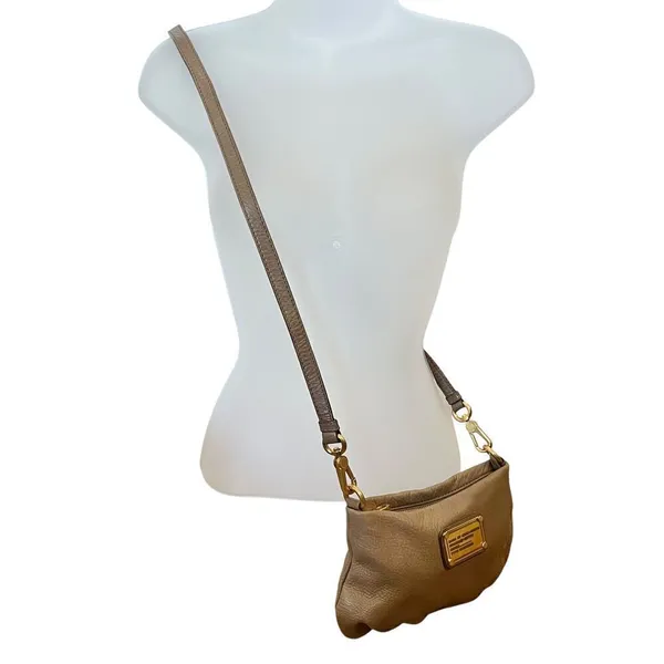 Marc by Marc Jacobs Classic Q Percy Tan Leather Crossbody Bag - Image 2
