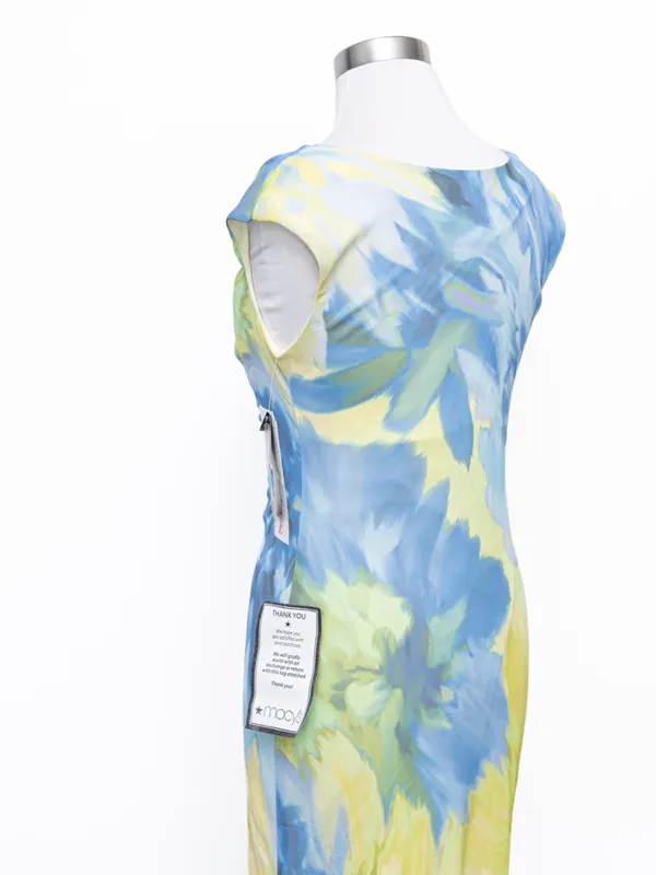 Betsy & Adam - Petite Floral Chiffon Maxi Dress - Image 11