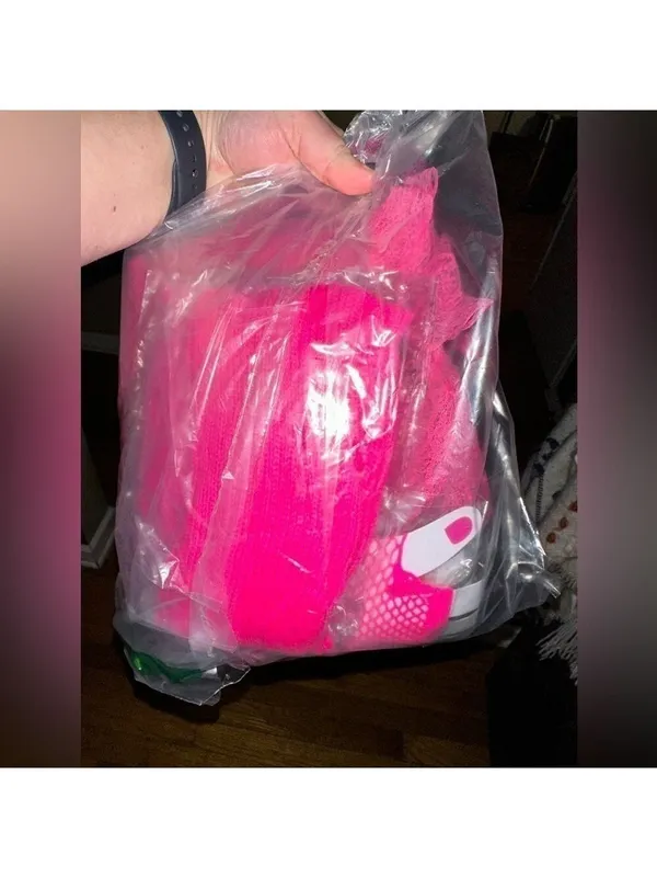 WILDPARTY 80s Outfit for Women Costume Accessories Set Pink Tutu Fanny Pack - Image 7
