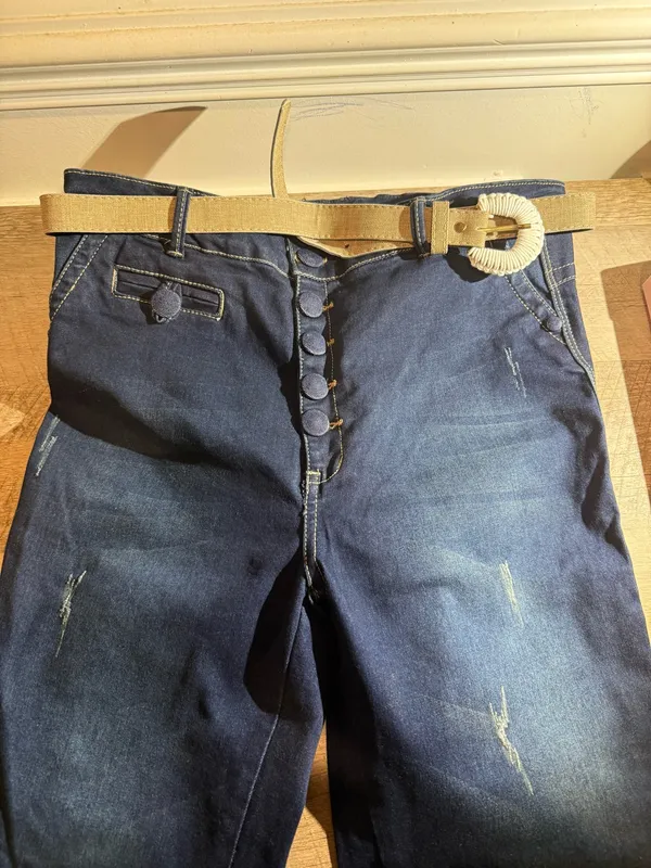 Colombian Dark Wash Butt Lift Jeans Size 9 - Image 4