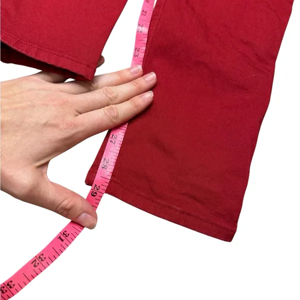 ❤️‎ Rag & Bone Red Skinny Moto Jeans 🔥 Zip Detail Size 29 - Image 3