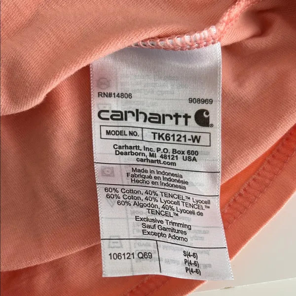 Carhartt Coral Long Sleeve Tee - Image 6