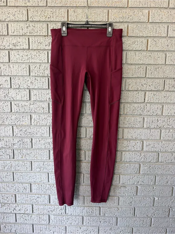 Lululemon Speed Up Tight 28" Garnet Maroon Red Size 8 - Image 3