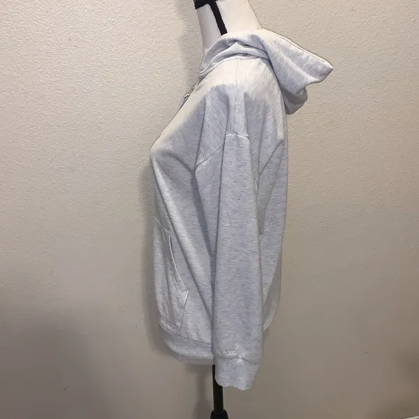 DSG light grey full zip up hooded sweatshirt - Image 4