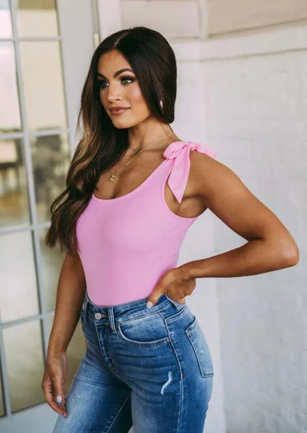 These Three Boutique Pink Bodysuit - Image 2