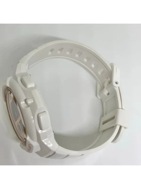 Casio illuminator Women's Digital Watch 39mm LWS1200H white resin band running - Image 9