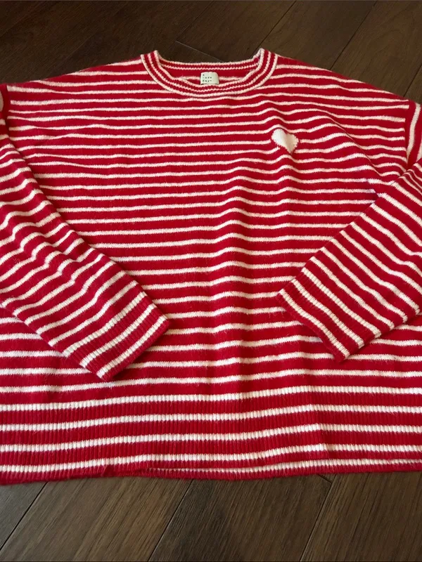 A New Day Women's Valentine's Pullover Heart Sweater XL - C30-058 - Image 6