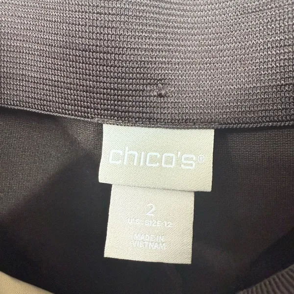 Chico’s Women’s 2 Brown Pull on Pants Stretchy - Image 2