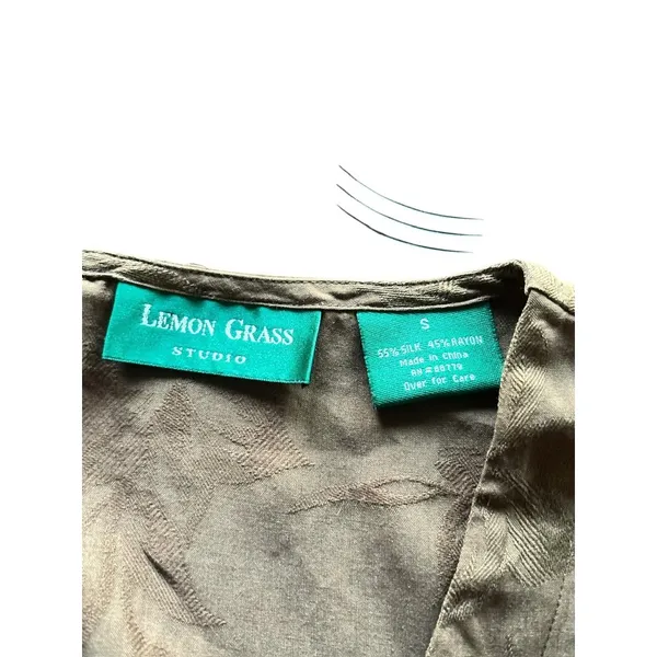 Lemon Grass Studio Women's Dark Brown Top - Image 5