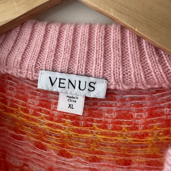 VENUS Bright Colors‎ Fair Isle Pattern Sweater - Image 4
