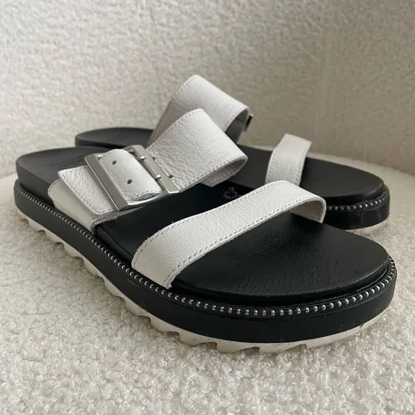 Sorel Roaming Buckle Slide Sandal White 8.5 - Image 2
