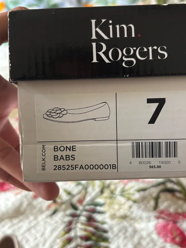 Kim Rogers Flower Flat Shoes - Image 3