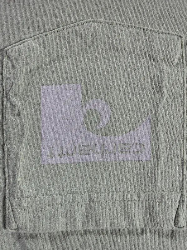 Carhartt 1889 Pocket T Shirt Men’s 2XL Relaxed Fit Green Workwear Graphic - Image 3