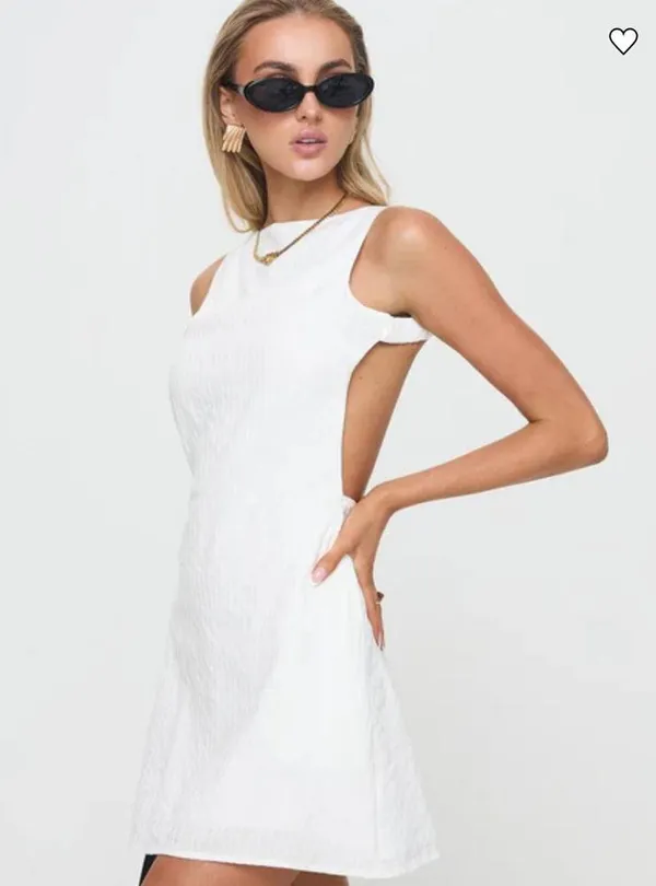 Princess Polly - Swoon Open Back Cotton Minidress - Image 3