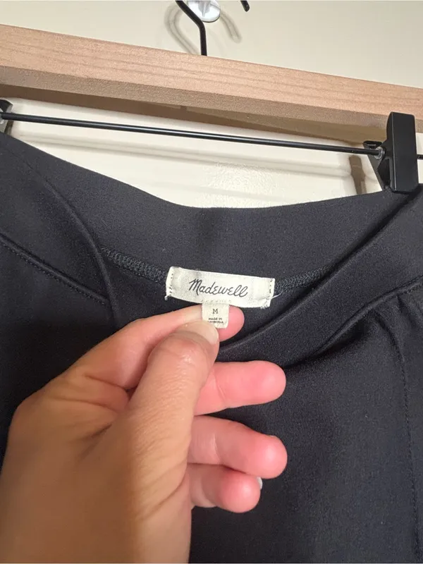 Madewell Kick Flare Ponte Leggings - Image 6