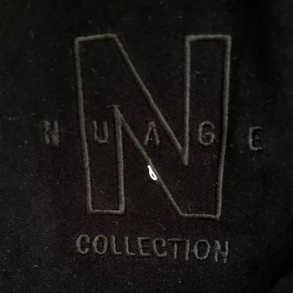 NUAGE Collection Black Coat With Genuine Fox Trim - Image 8