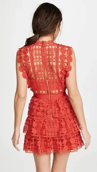 Lattice Lace Dress - Image 2