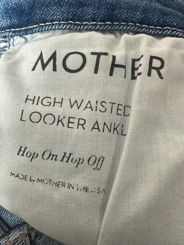 Mother High Waisted Looker Ankle Jeans Size 31 - Image 7