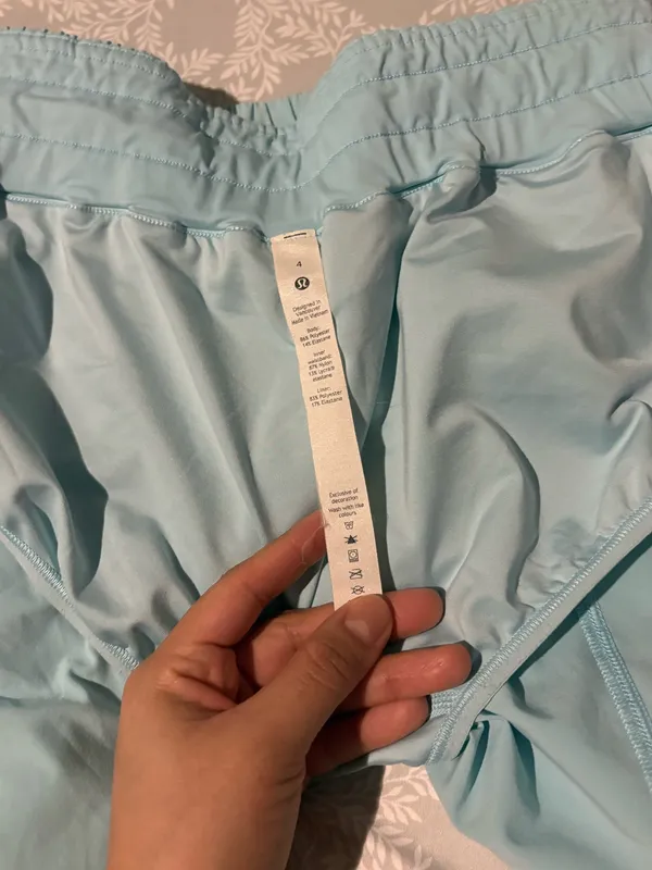 Lululemon Track That MR Short 5” – Icing Blue | Size 4 - Image 9