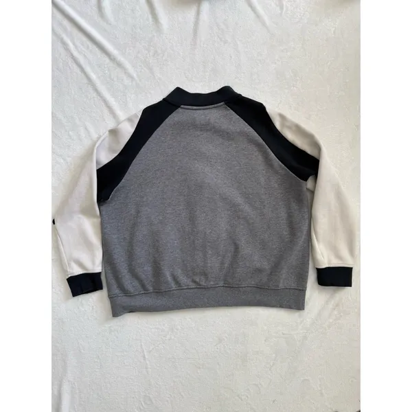 Nike SB Youth XLarge Gray Crewneck Sweatshirt Camo Swoosh Fleece Pullover - Image 7