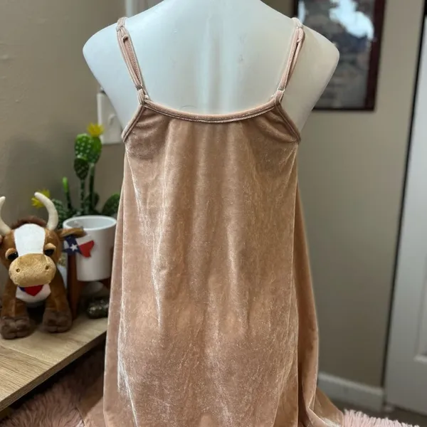 Velvet dress Pink Size M - Image 7