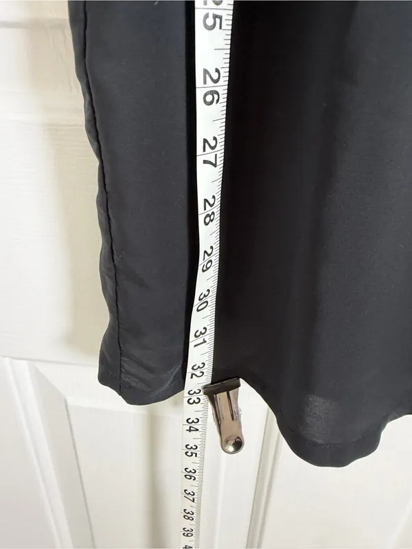 Abercrombie & Fitch Black Short Sleeve Dress with‎ Back Cutout - Image 5