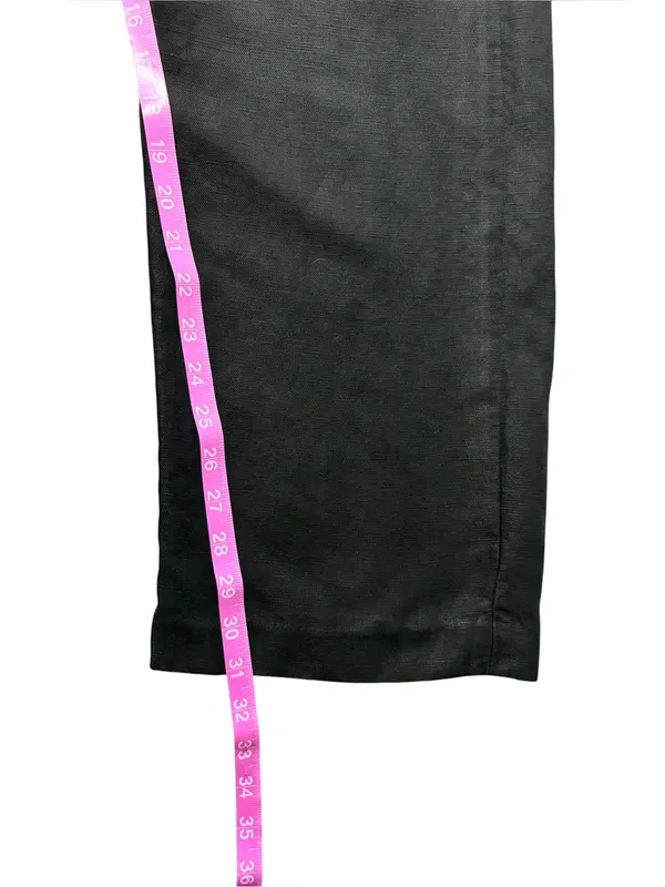Aritzia Wilfred The Effortless Pant Wide Leg Black Size 0 - Image 7